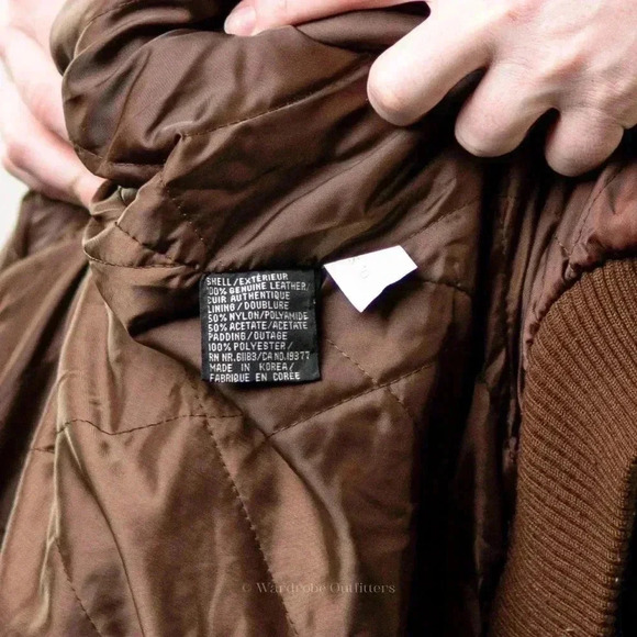 Vintage 90s Brown Leather Western Jacket - L - Picture 11 of 11